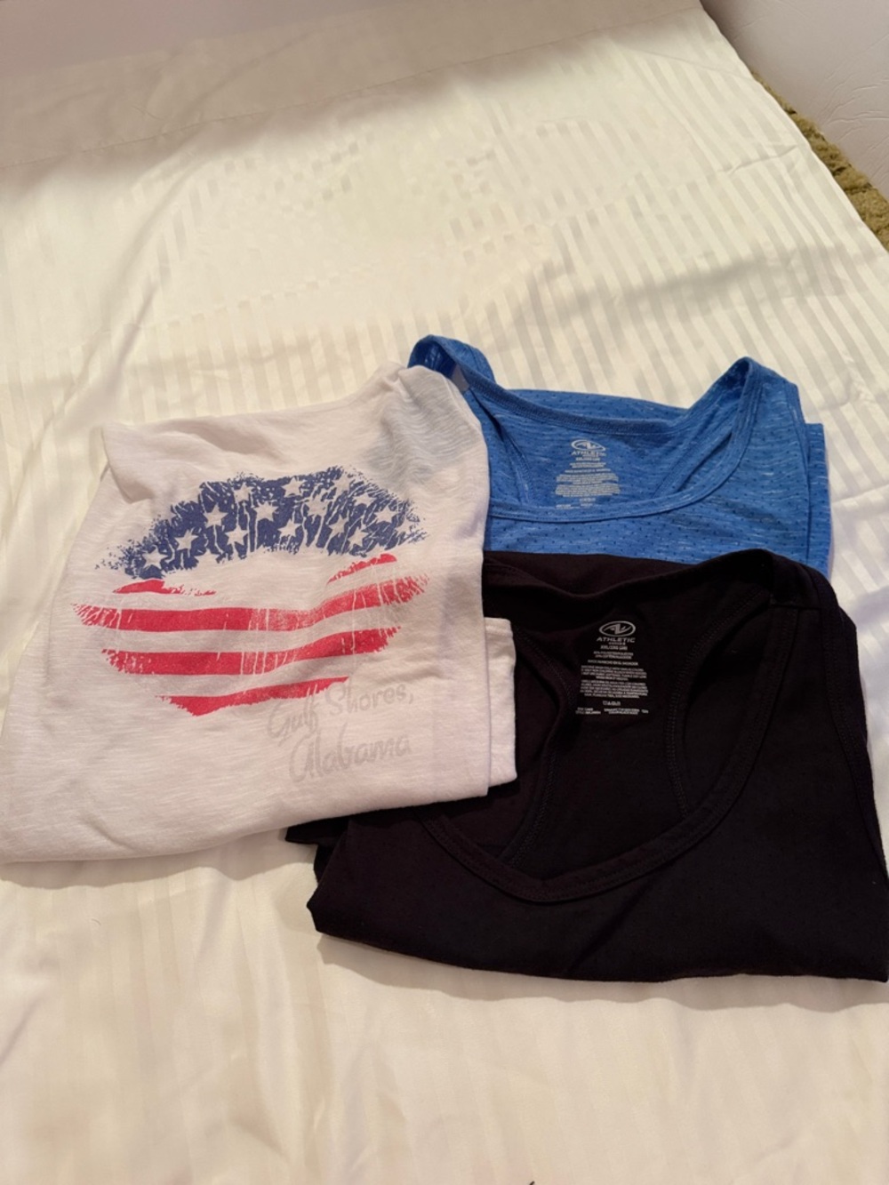 Bundle Athletic Racerback Tank Top - Black and Blue - Picture 13 of 13